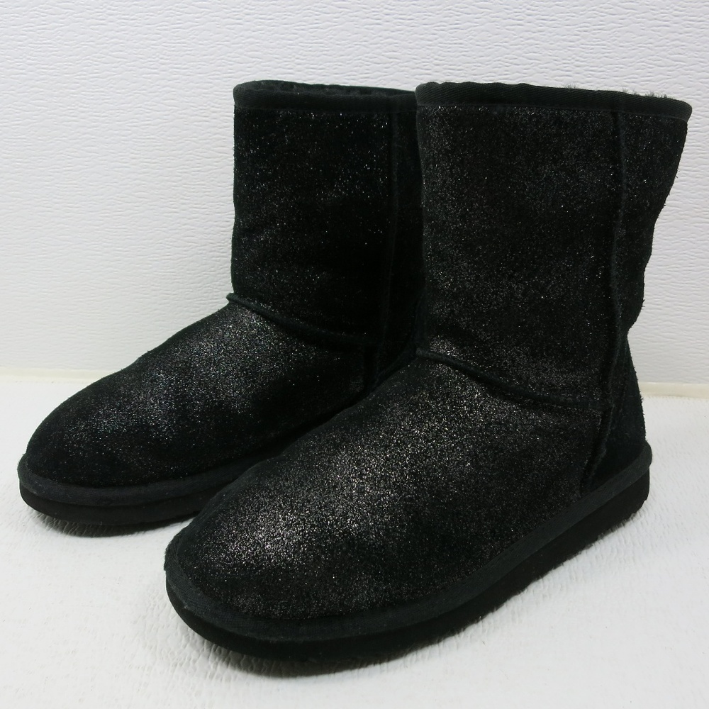 UGG 1002806 Australia Kids Short Glitter Boot Shoes 5